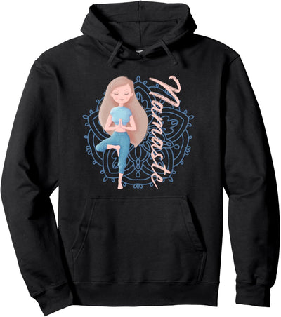 Namaste Yoga-Baum Position Achtsamkeit Geschenke für die Pullover Hoodie