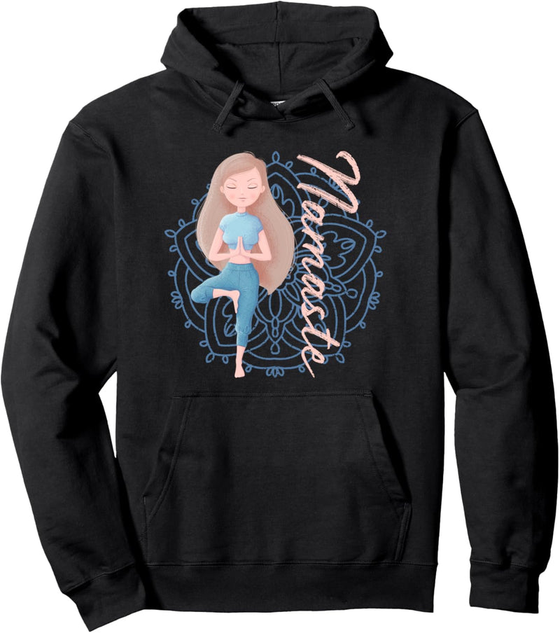 Namaste Yoga-Baum Position Achtsamkeit Geschenke für die Pullover Hoodie
