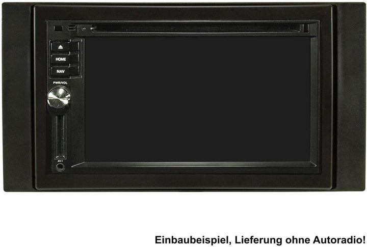 tomzz Audio 2415-069 Doppel DIN Radioblende Set kompatibel mit Ford Focus 2 Fiesta C-Max S-Max Galax