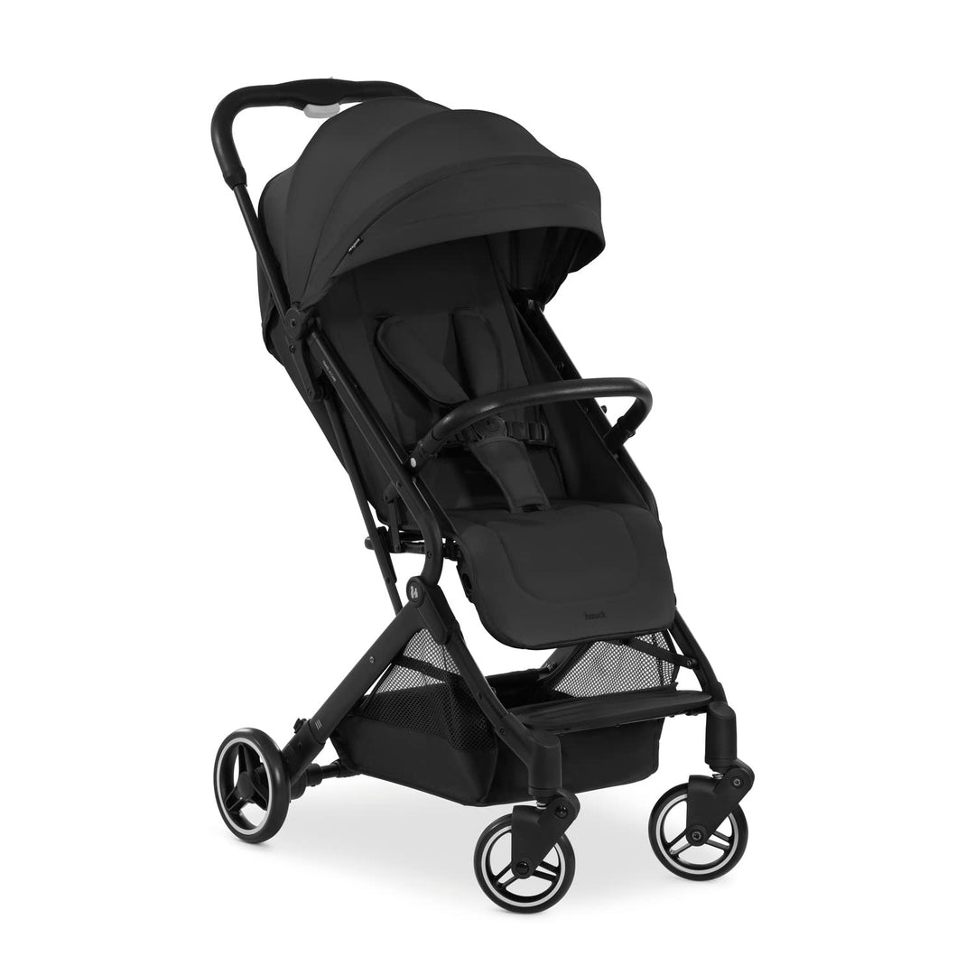 hauck Travel N Care, Schwarz - Reise Buggy für Kinder ab Geburt bis 22 kg - mit Liegefunktion - Leic