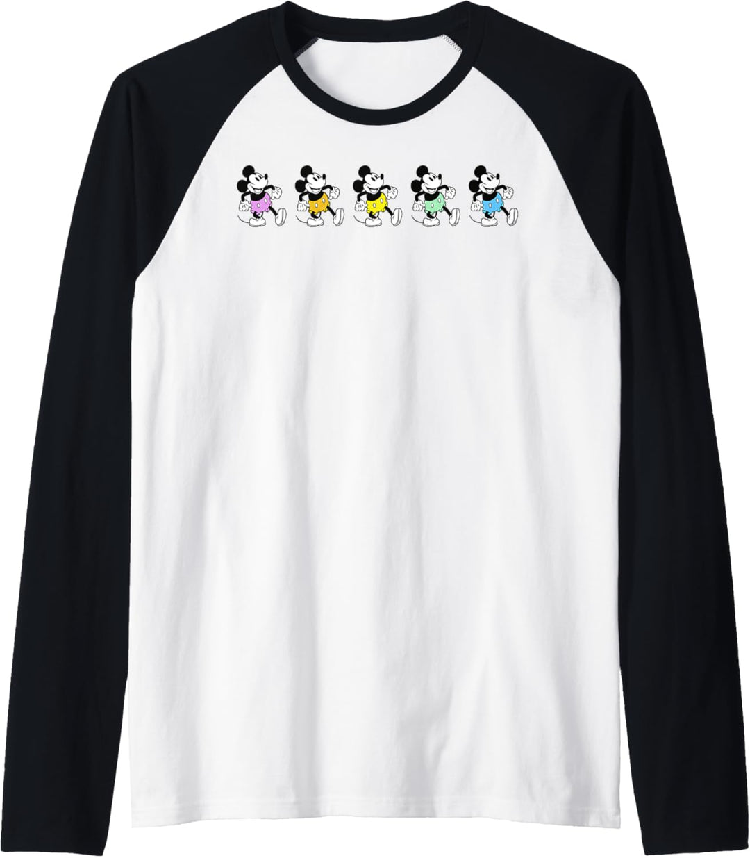 Disney Mickey And Friends Neon Pants Mickey Mouse Raglan