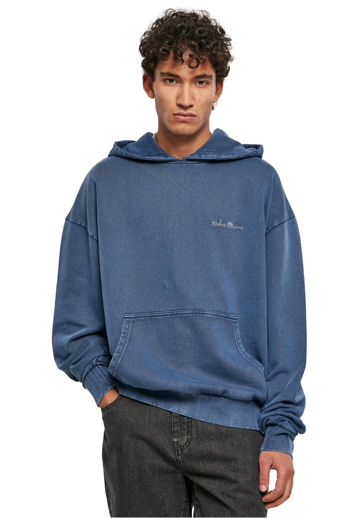 Urban Classics Herren Kapuzenpullover Small Embroidery Hoody, Oversized Passform, überschnittenen Sc