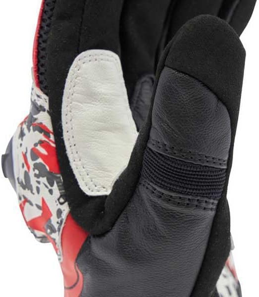 Dainese - Mig 3 Unisex Gloves, Leder-Motorradhandschuhe, Knöchelschutz, Touchscreen, für Männer und