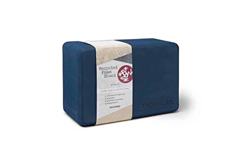 Manduka Yogablock aus recyceltem Schaumstoff Standard midnight, Standard midnight