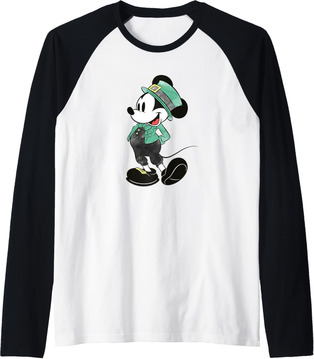 Disney Mickey Mouse Irish Costume St. Patrick's Day Raglan