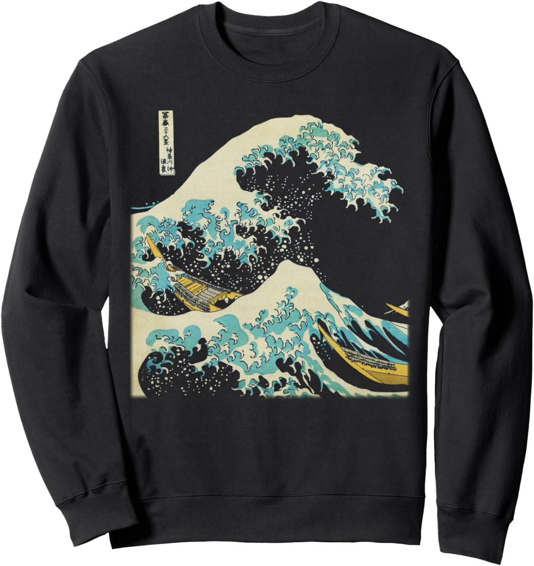 Hokusai's Kanagawa T-Shirt The Great Wave Sweatshirt
