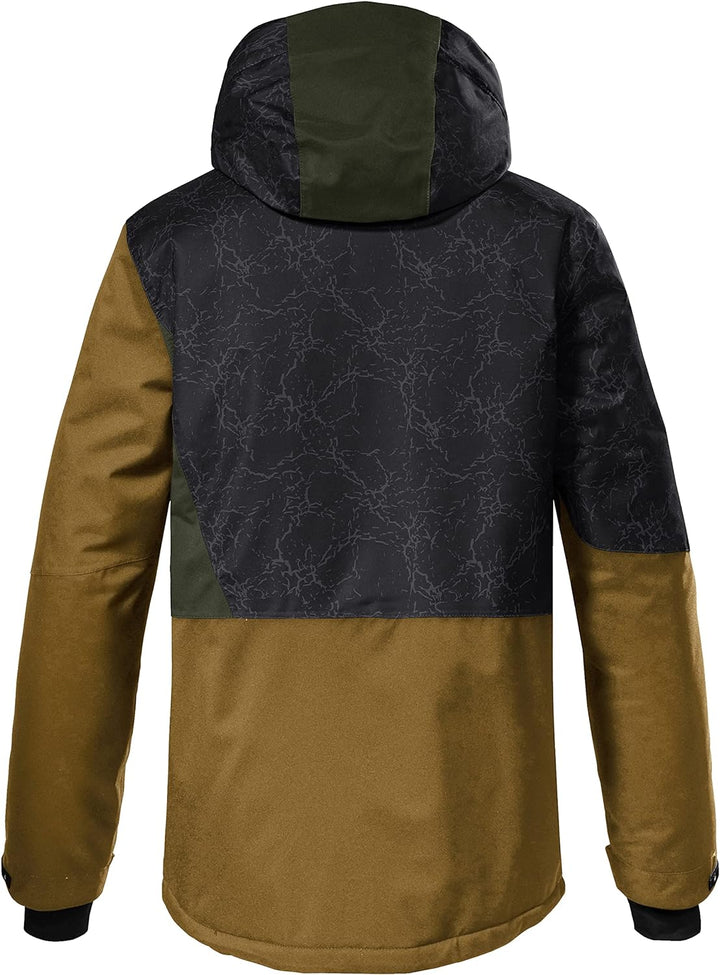 Killtec Herren Ksw 133 Mn Jckt Skijacke Funktionsjacke mit abzippbarer Kapuze und Schneefang, schwar