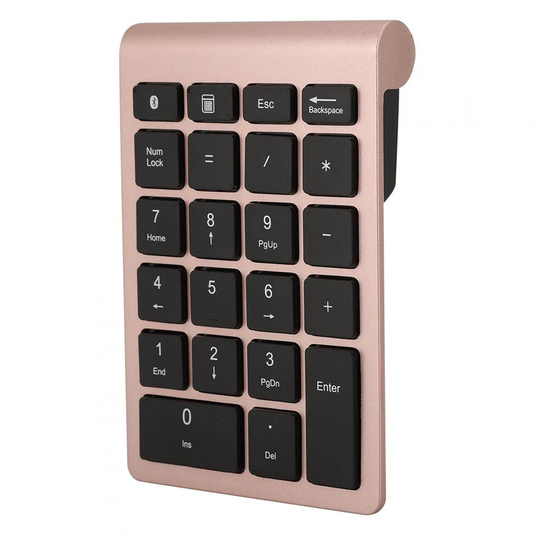Goshyda 22 Tasten Numerisches Tastenfeld, Bluetooth Wireless Keyboard, Portable Financial Accounting