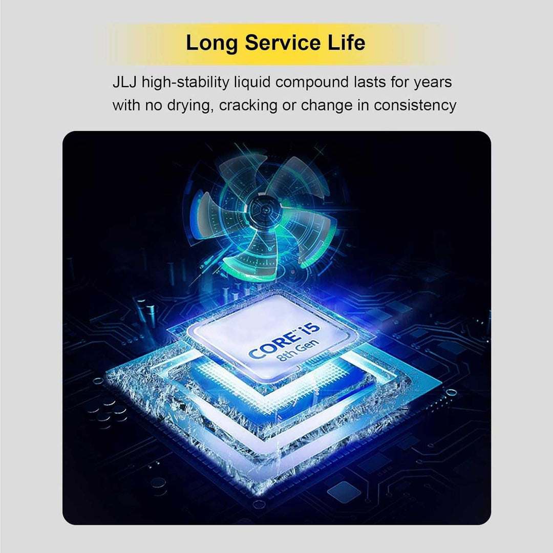 JLJ Wärmeleitpaste, 40g CPU Paste Wärmeleitpaste Kühlkörper enthalten 4 Werkzeugsätze für IC/Prozess