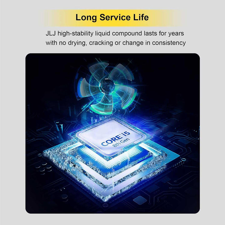 JLJ Wärmeleitpaste, 40g CPU Paste Wärmeleitpaste Kühlkörper enthalten 4 Werkzeugsätze für IC/Prozess