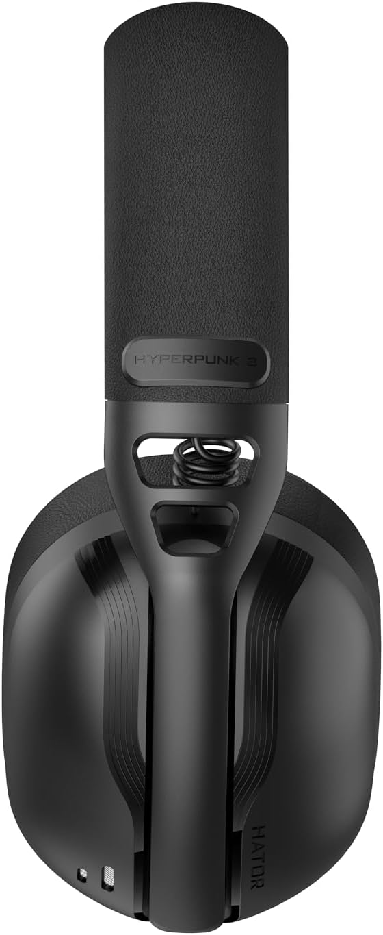 HATOR Hyperpunk 3 Wireless Gaming-Headset – Kabellos, Hi-Res Audio, Hybrid ANC, 40mm Treiber, Blueto