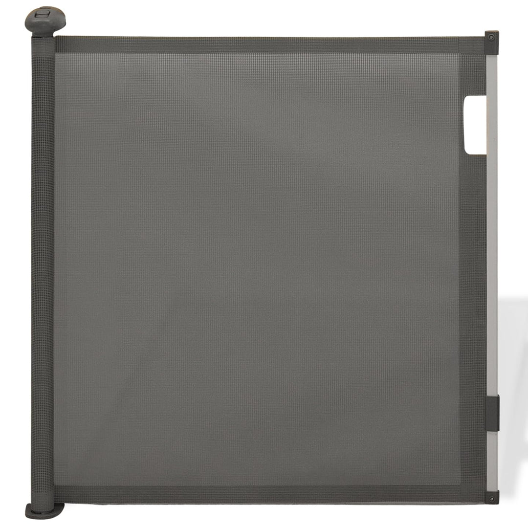 IDMarket - Einziehbares Schutzgitter für Haustiere 130 cm grau