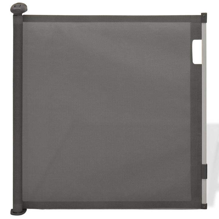 IDMarket - Einziehbares Schutzgitter für Haustiere 130 cm grau