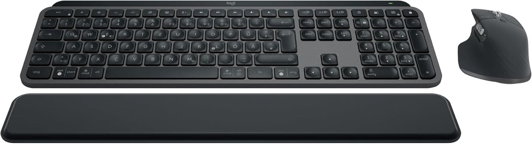 Logitech MX Keys S Combo: Leistungsstarke kabellose Tastatur und Maus mit Handablage,Customizable Il