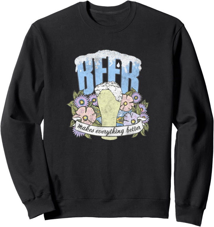 Beer Makes Everything Better Pint Glass Landscape Sweatshirt