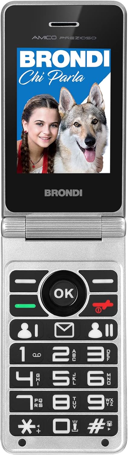Cellulare Brondi Prezioso Black Metal, Black Metal