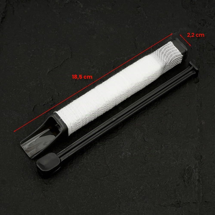 Hirisi Tackle PVA Netz mit Stössel, 5M Rolle für Karpfenangeln, 18/25/37mm Breite, für schnell lösen