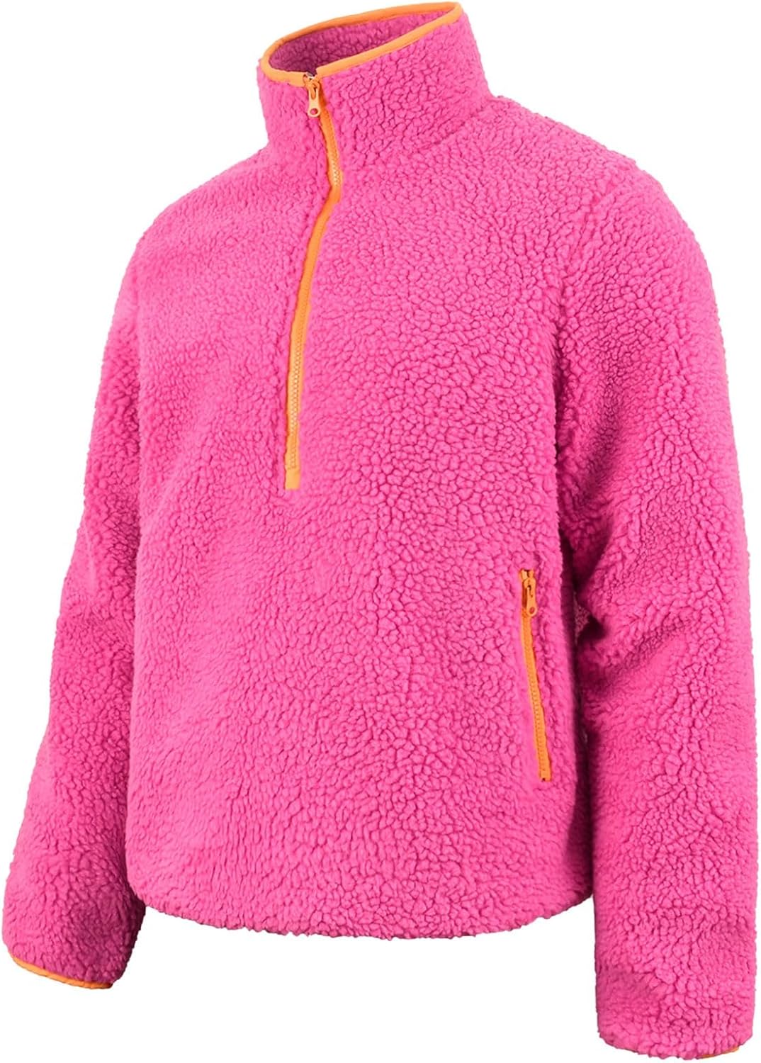 KuschelFleece Pullover für Herren Sweatshirt mit Teddyfell Kuschelpulli Flauschig Teddyfleece Kapuze