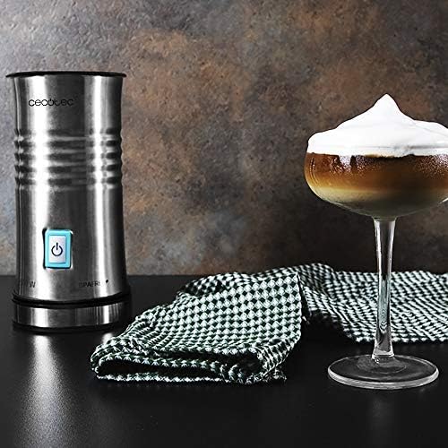Cecotec Milchaufschäumer Power Moca Spume 4000, Milch und Schokolade, Kaltaufschäumung, Aufwärmung,
