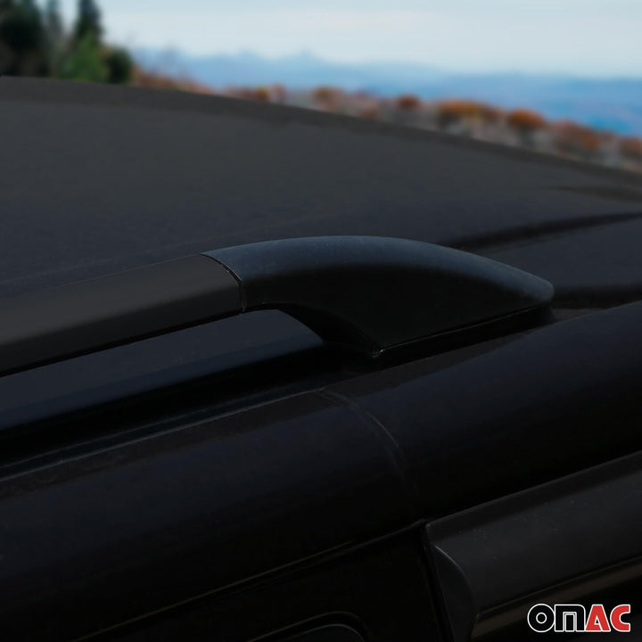 OMAC Dachträger für VW T5/T6/T6.1 Transporter Multivan 2003-2024 L1 Schwarz