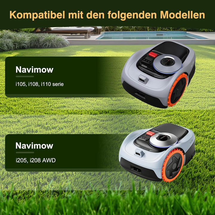 [AUFRÜSTUNG] Messerteller + 6 Stück Klingen Kompatibel mit Segway Navimow i105E, i108E & i110E Mähro