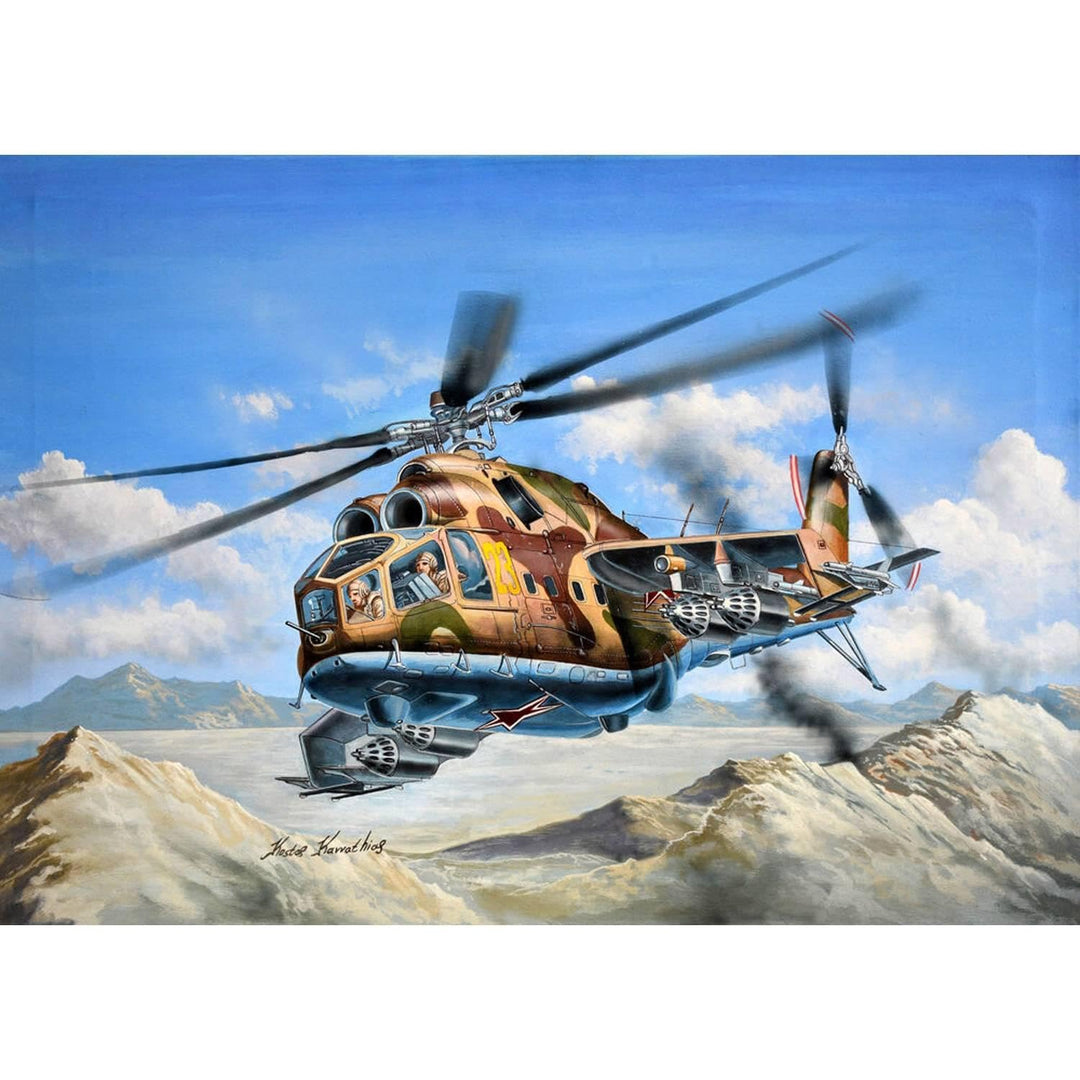 Trumpeter 755828-1/48 Mi-24A Hind B - Massstab 1:48