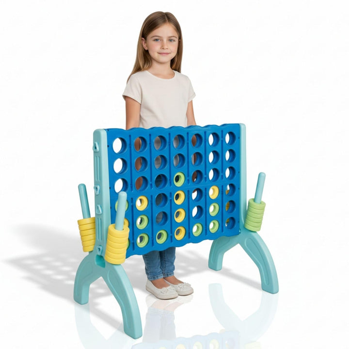 alldoro 60011 XL 4 gewinnt Spiel, 73 x 49 x 72,5 cm, 4 in Einer Reihe Strategiespiel ab 3 Jahren, st