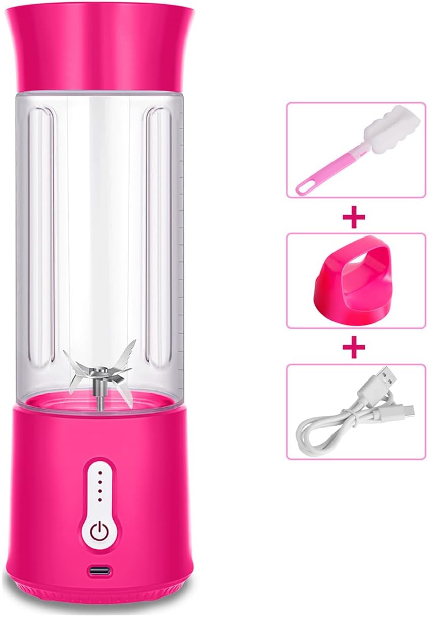 Tragbarer Mixer Persönliche Mini-Grösse für Gemischte Säfte - Shakes und Smoothie-Mixer - USB Wieder