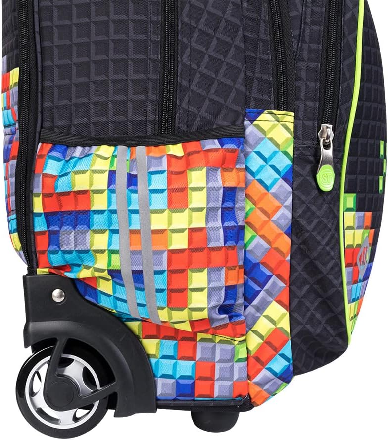 St.Right Graffiti Rucksack Trolley Schule Elementare Medium Mädchen Jungen Damen Herren Gross
