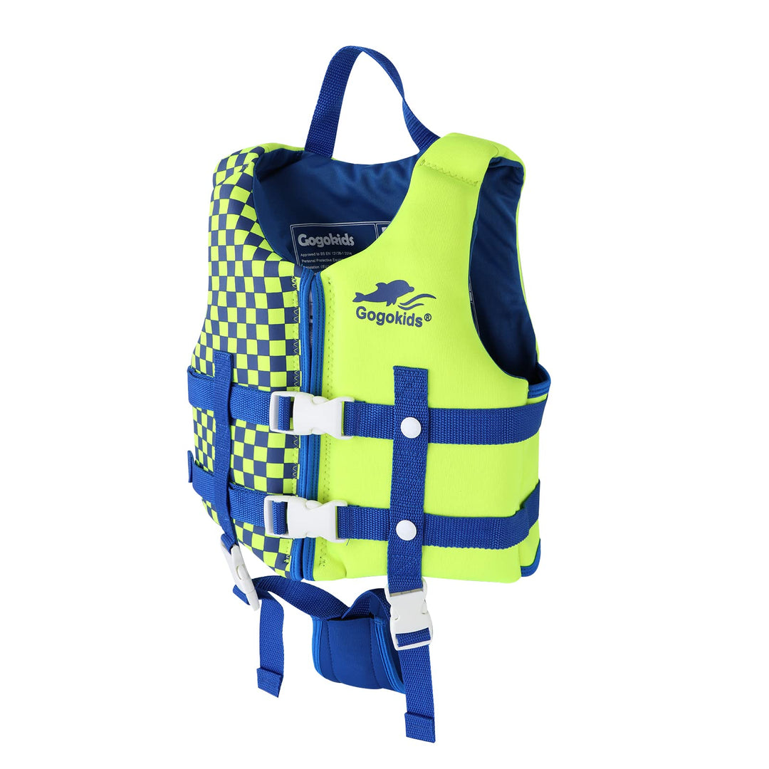 Kinder Schwimmweste Neopren Weste Schwimmjacke Kleinkinder Jungen Mädchen Bademode Schwimmen Jacke S