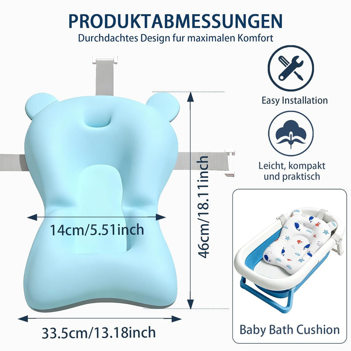 Babys Badekissen,Baby Badewannensitz,Einsatz Babywanne Badewanneneinsatz,Säuglings Neugeborene Badew