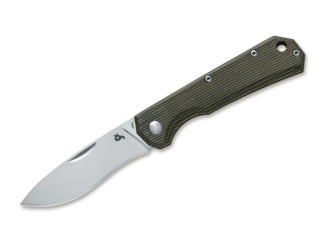 BlackFox Unisex – Erwachsene Ciol Micarta Green Taschenmesser, Grün, 16 cm