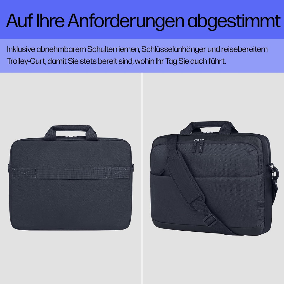 HP Everyday 14 Zoll Laptop-Tasche – Wasserabweisend, Nachhaltig, 9L Stauraum, Gepolstertes Laptopfac