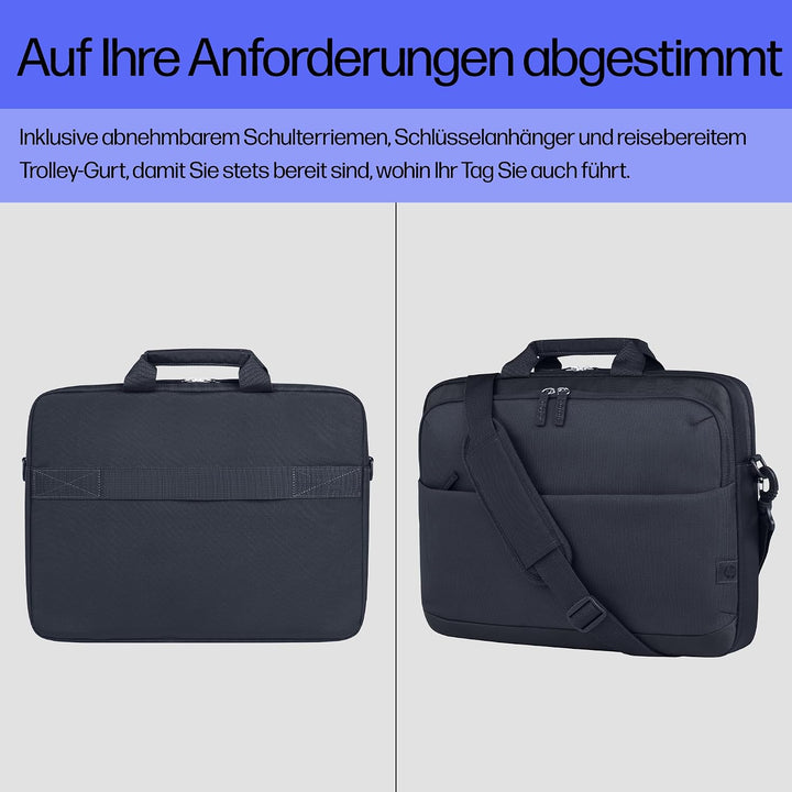 HP Everyday 14 Zoll Laptop-Tasche – Wasserabweisend, Nachhaltig, 9L Stauraum, Gepolstertes Laptopfac