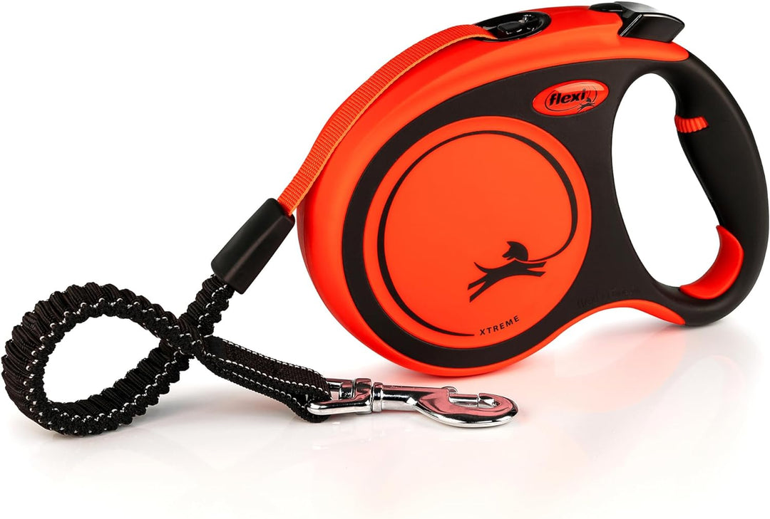 flexi Rollleine Xtreme - Tape Leash schwarz orange, L (1er Pack), XT30T5.251.S OR schwarz orange L,