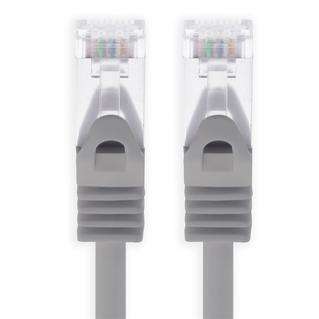 1aTTack.de 30m - grau - 1 Stück Cat7 Netzwerkkabel SFTP Patchkabel Lankabel Rohkabel 10GB/s - 500 Mh