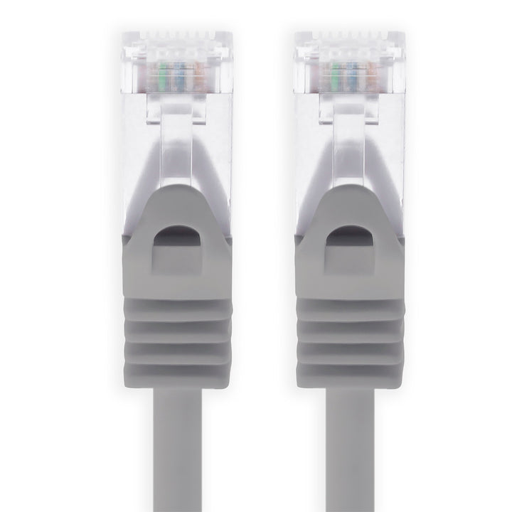 1aTTack.de 30m - grau - 1 Stück Cat7 Netzwerkkabel SFTP Patchkabel Lankabel Rohkabel 10GB/s - 500 Mh
