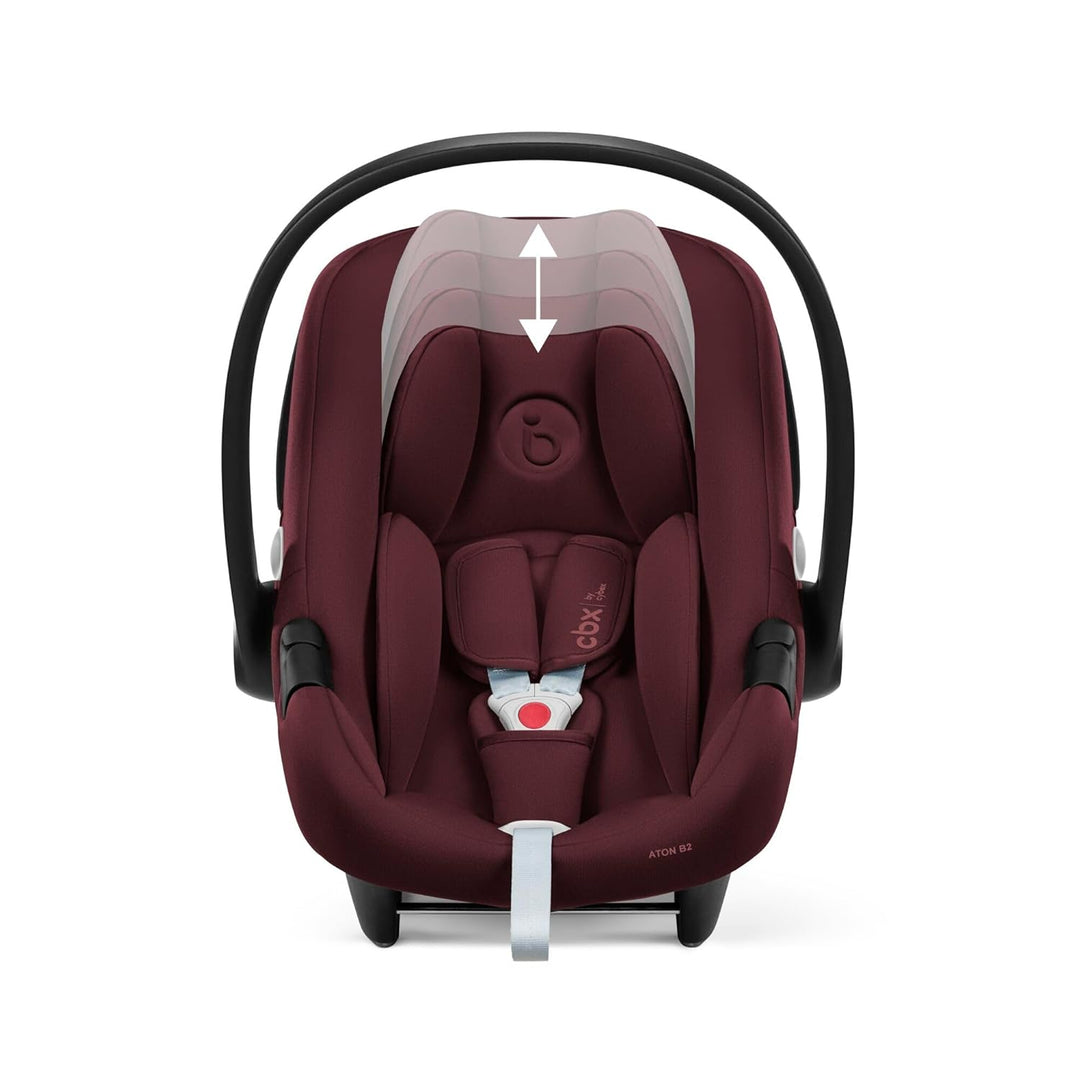 CYBEX Silver Babyschale Aton B2 i-Size, Inkl. Neugeboreneneinlage, SensorSafe kompatibel, Ab Geburt