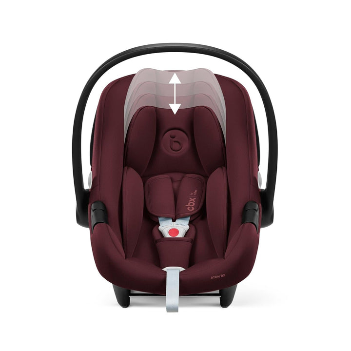 CYBEX Silver Babyschale Aton B2 i-Size, Inkl. Neugeboreneneinlage, SensorSafe kompatibel, Ab Geburt