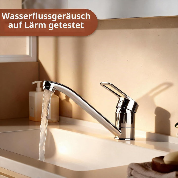 Wasserhahn Küche Küchenarmatur mit Einhebelmischer Armatur Küche Keramikkartusche Mischbatterie Küch