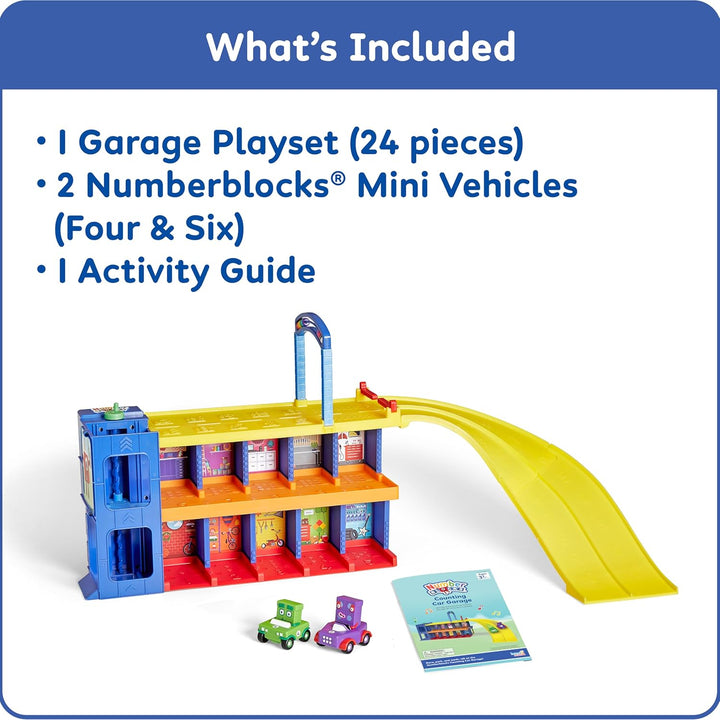 Learning Resources Numberblocks Counting Car Garage Ages 3+ Numberblocks Toys Interactive Garage Pla
