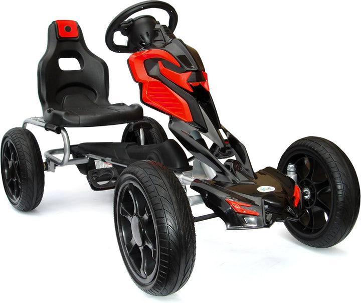 Kinder Pedal Go Kart - 5-12 Jahre, Mit Pedal, Shaum Reifen Eva Wheels