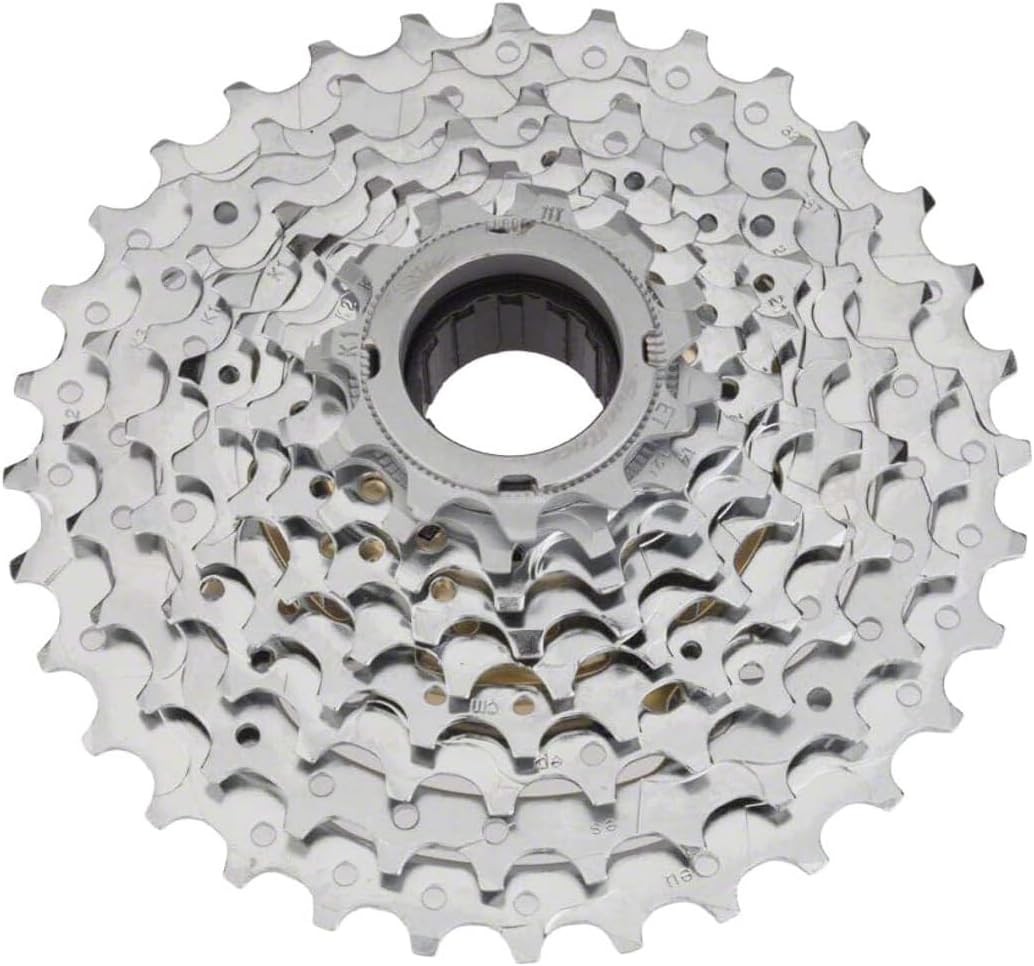 Sunrace Unisex – Erwachsene Mfex9-9Au Schraubzahnkranz, Silber, 9 Fach