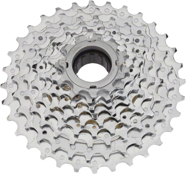 Sunrace Unisex – Erwachsene Mfex9-9Au Schraubzahnkranz, Silber, 9 Fach