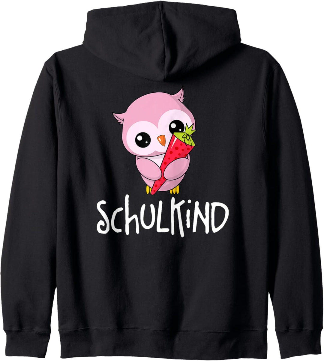 Süsse Eule Eulen Schulkind Einschulung Erstklässler Mädchen Kapuzenjacke