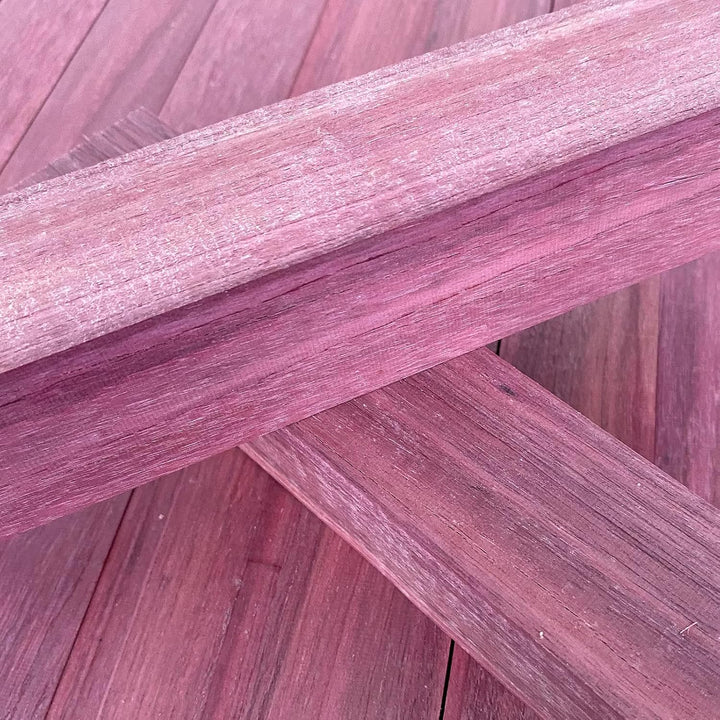 ECI Purple Heart Amaranth Kantel 40 x 500 mm Drechsel-Holz Ton Klang Violett Holz 40 x 40 x 500 mm,