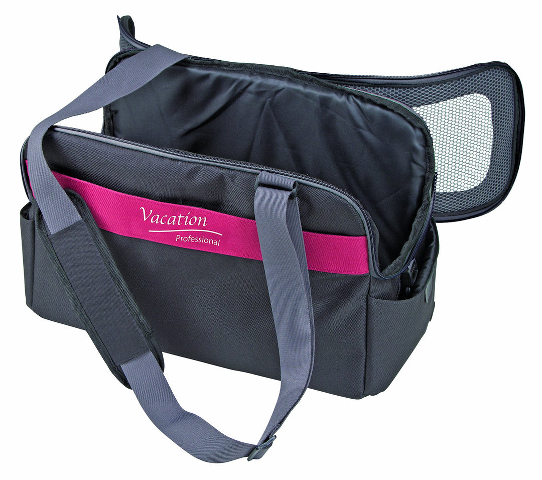 Kerbl 80593 Tragetasche Axion, 44 x 20 x 27 cm, schwarz/rot