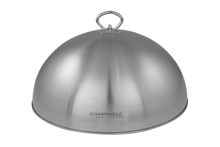 Campingaz Premium Plancha Garhaube, Speiseglocke aus Edelstahl, Grillzubehör Garglocke für Grills un