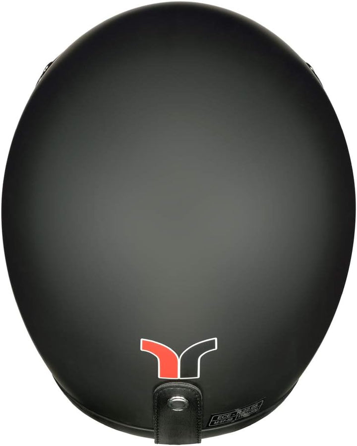 RC-583 Jethelm Motorradhelm Chopper Jet Motorrad Roller Bobber Helm rueger, Grösse:XS (53-54), Farbe