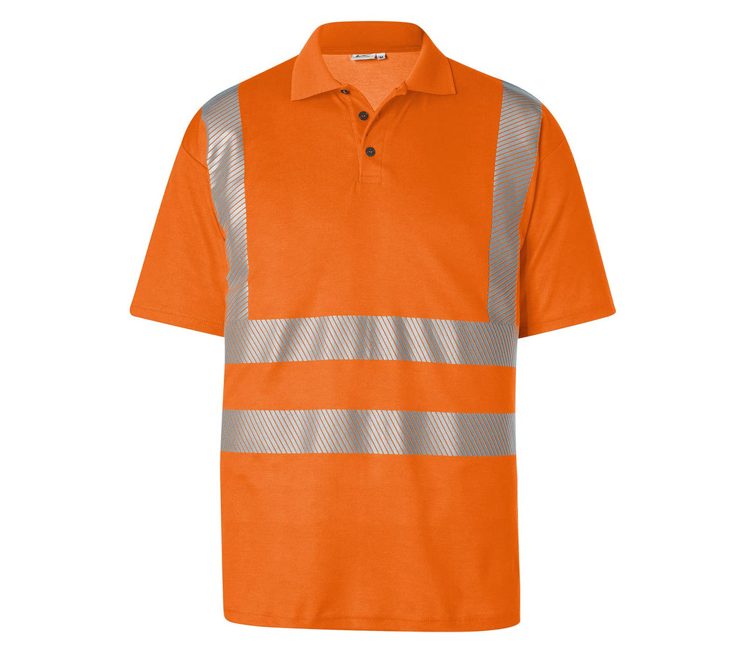 KÜBLER Workwear KÜBLER REFLECTIQ Polo PSA 2 warnorange Warnorange S, Warnorange S